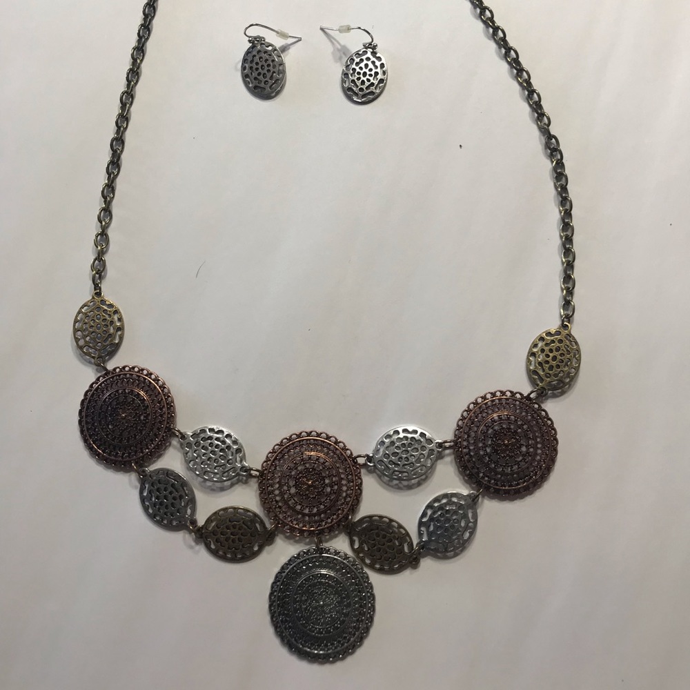 Mixed Metals jewelry set